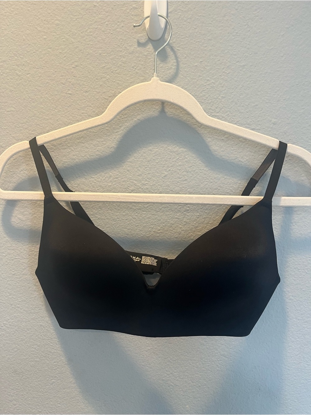 Soma Black Seamless Lightly Padded Bra